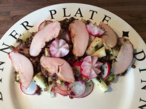 Linzensalade-appel-munt