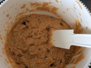 Beslag-zoete aardappel-cake