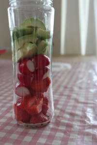 Aardbeien-radijs-smoothie