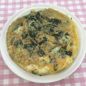 Spinazie-omelet