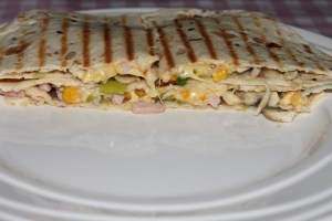 Quesadillas-champignons-mais