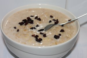 Peanut butter-banana-chocolate-oats