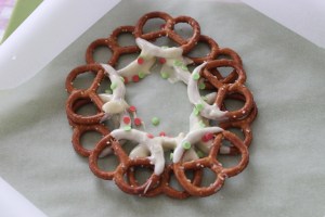 Pretzel kerstkrans-lovetocookhealthy