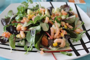 Salade met garnalen en zalm-lovetocookhealthy (3)