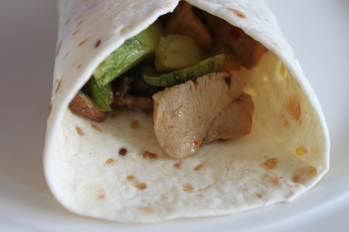 MOM Wraps met kip en courgette Love to cook healthy