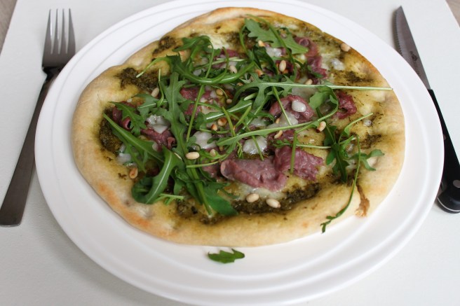 Carpaccio pizza