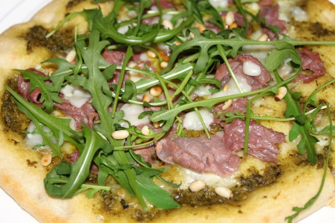 Carpaccio pizza