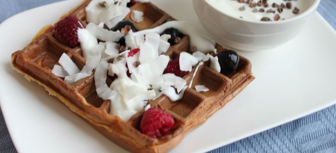 Wafels zonder banaan