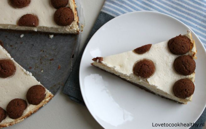 Gezondere kruidnoten cheesecake