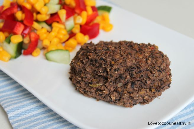 Zwarte bonenburger