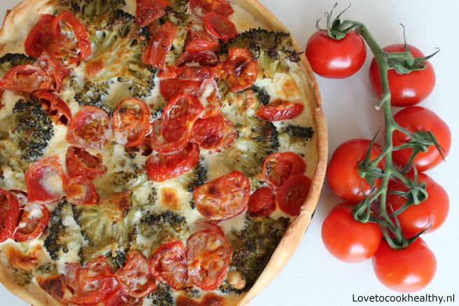 Broccoli tomatenquiche