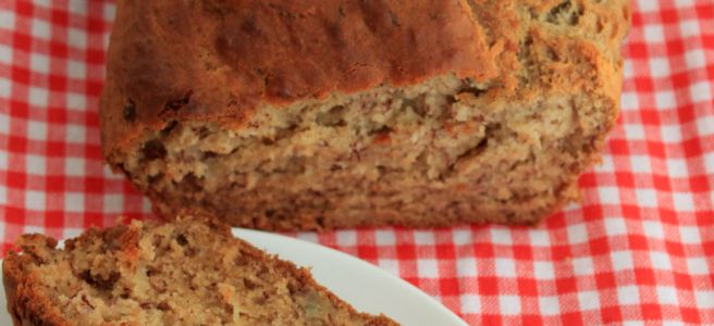 Bananenbrood met Griekse yoghurt