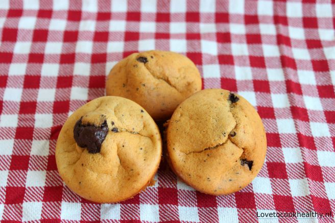 Chocolate chunk muffins