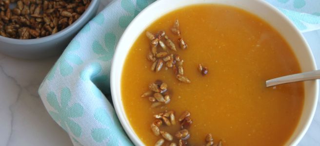 Pompoensoep met appel