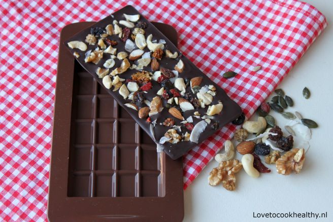 Zelf chocoladereep maken