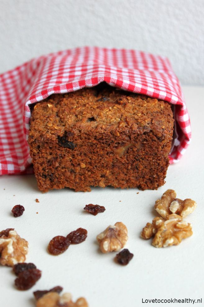 Havermout appelmoescake