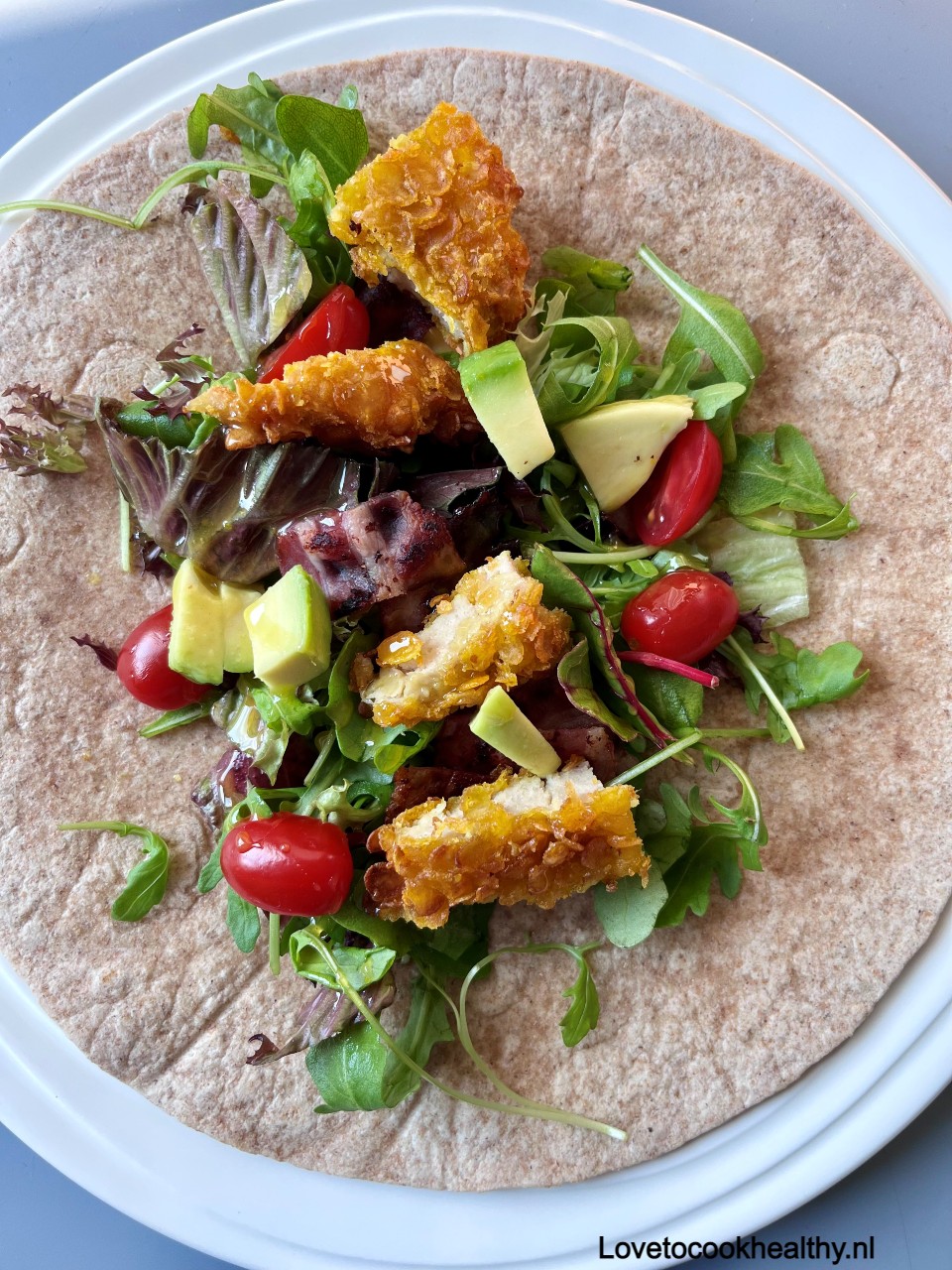 Wraps-krokante-kip-honing-mosterd-lovetocookhealthy