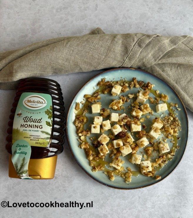 Witte kaas honing bites