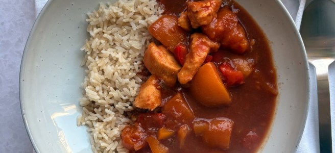 Slowcooker kip pilav