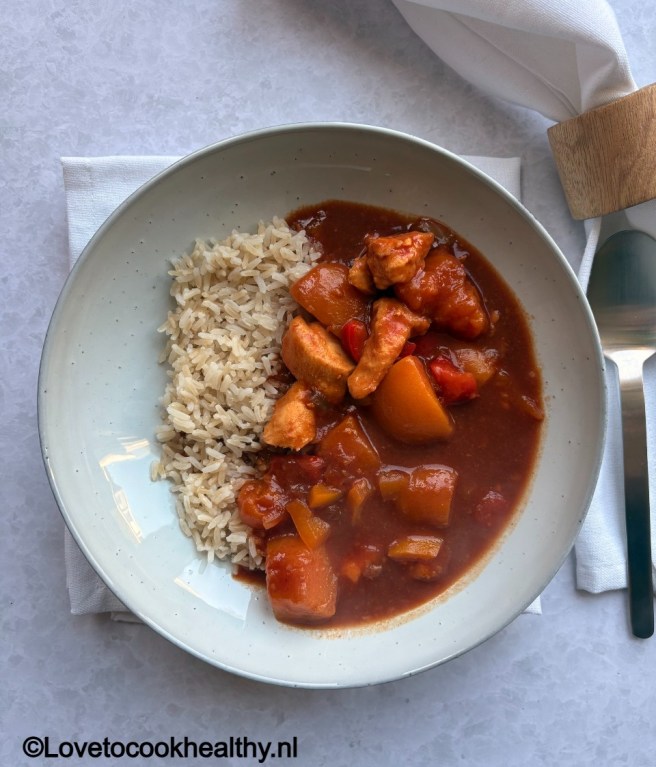 Slowcooker kip pilav