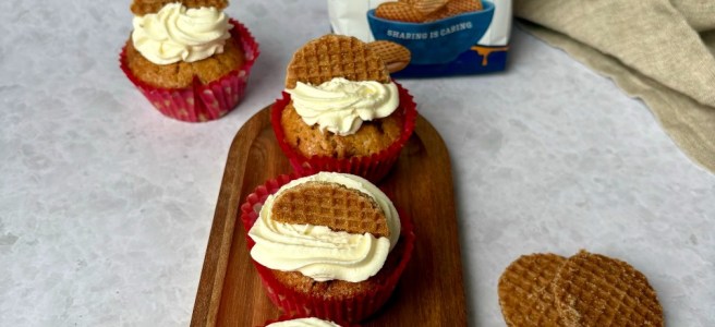 Stroopwafel cup cakes.
