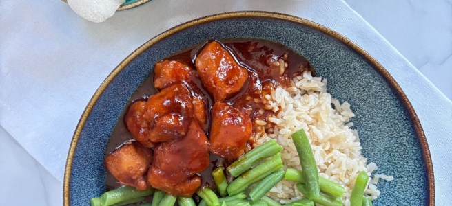 Oosterse slowcooker kip.