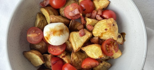 Crispy potato salad