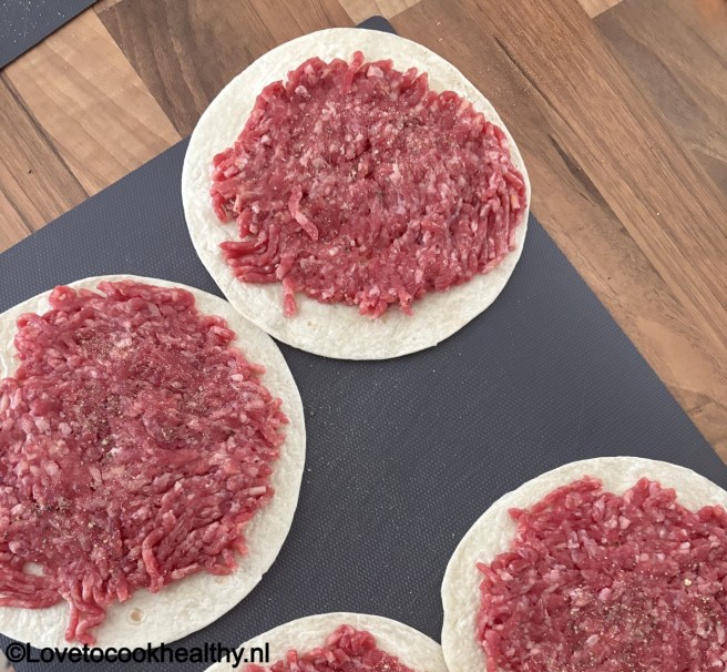 Bigmac gehakt wraps.